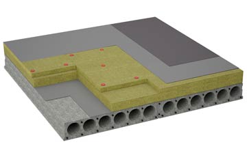 considerations of Cladach A Bhaile Shear flat roofing insulation